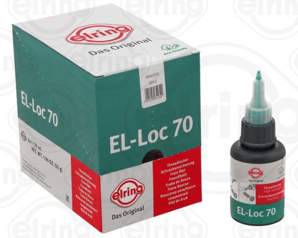 Schraubensicherung EL-Loc 70, hochfest grün (954.010), 50 ml Flasche